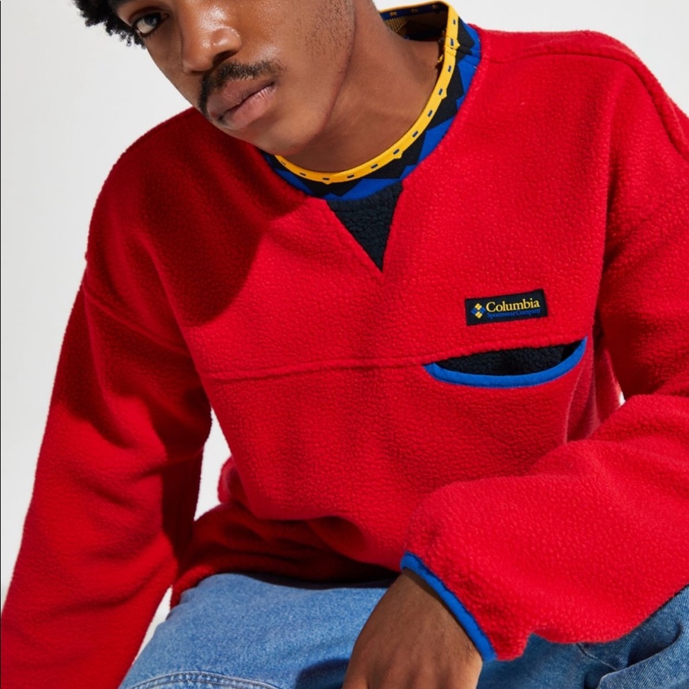 Vintage Columbia Sherpa crew neck sweatshirt